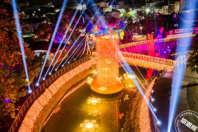 2026屏東燈節勝利燈區蝶舞水光燈會盛況